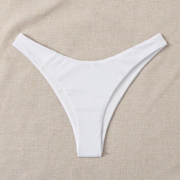 white bathing suit bottoms - Picture 2 of 2